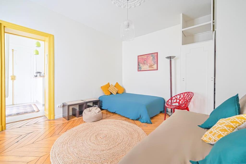 Radiant Flat - Spacious Studio Apartment - Marais Paris Exterior foto